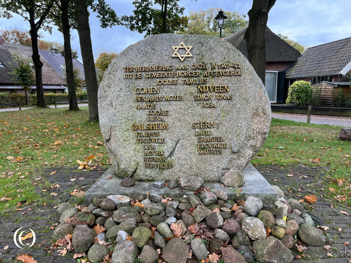 Jewish Monument in Borger, the Netherlands