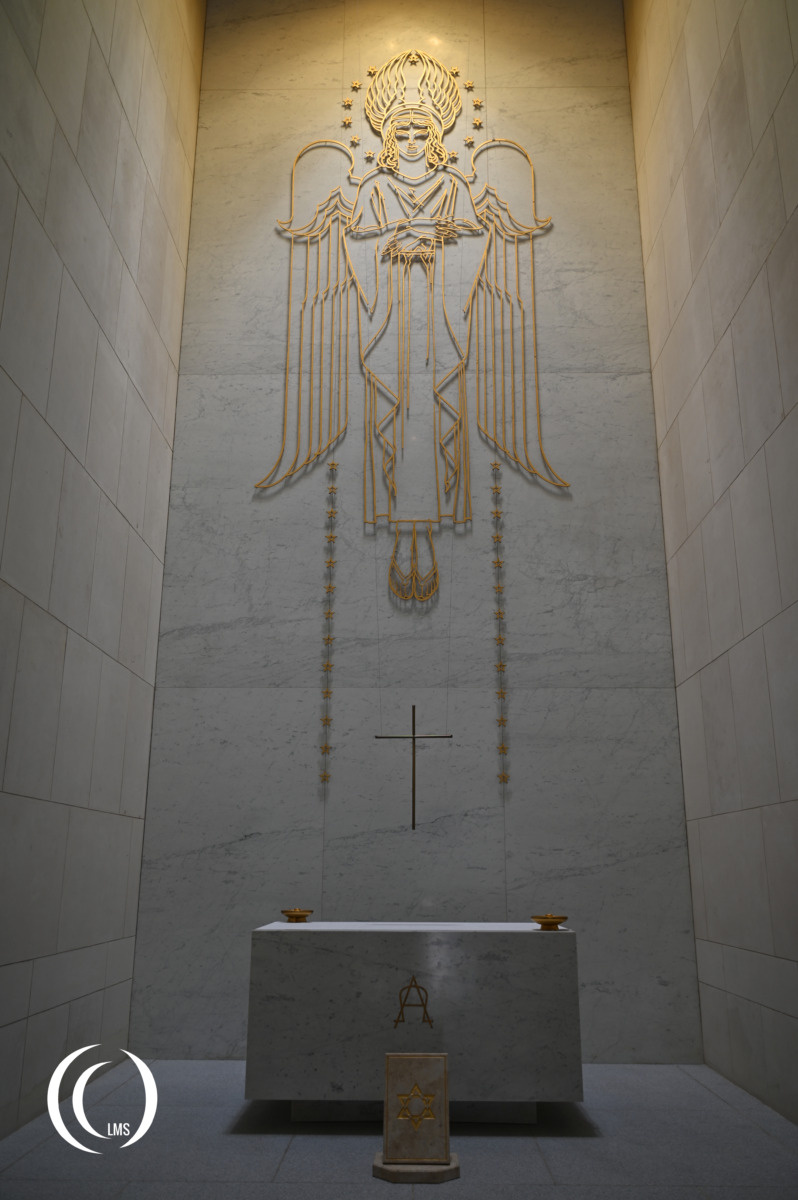 The chapel of Ardennes American Cemetery and Memorial