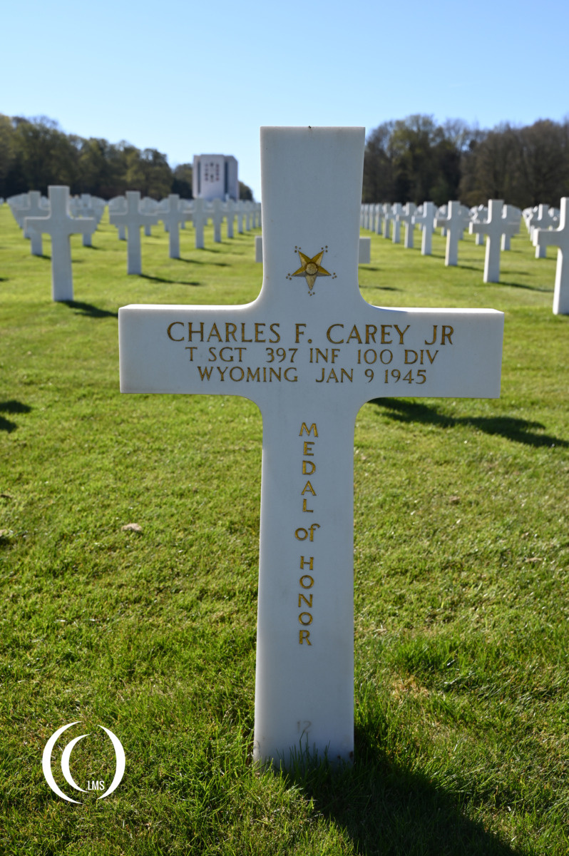 Grave of Medal of Honor recipient Sergeant Charles F. Carey Jr.