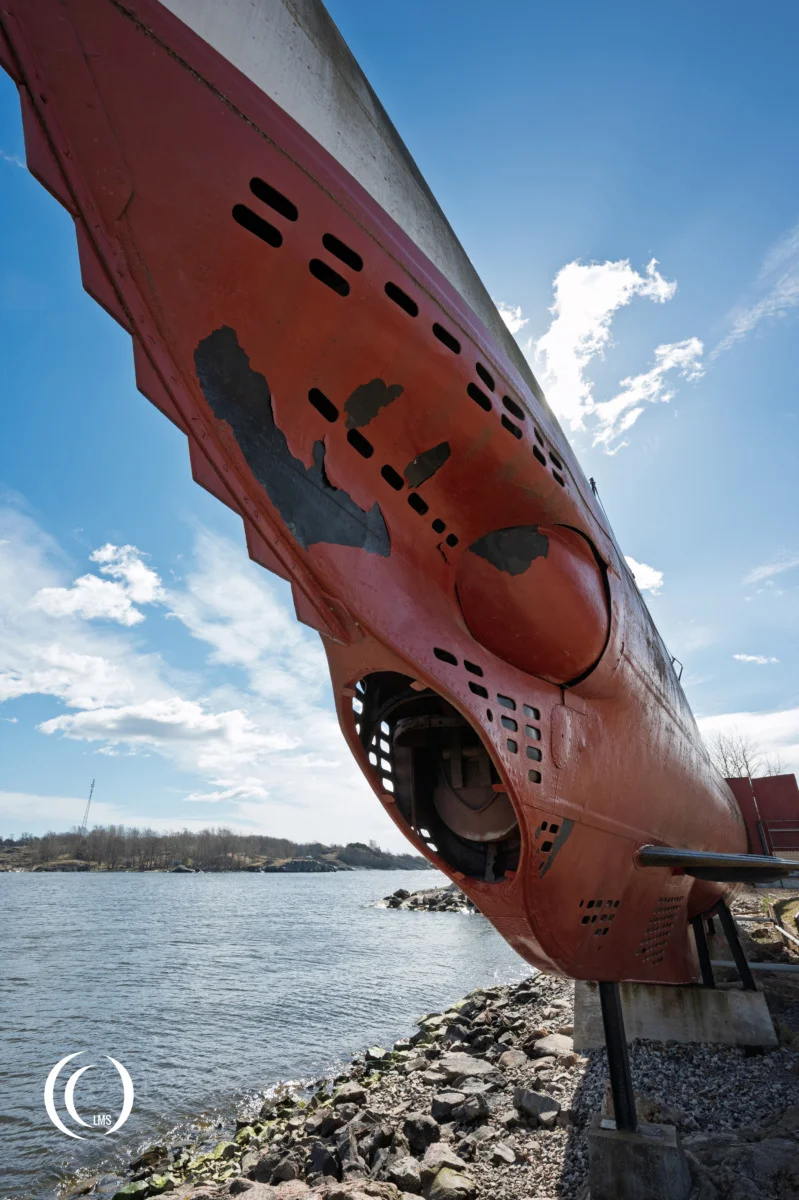 Another view of the bow of Vesikko