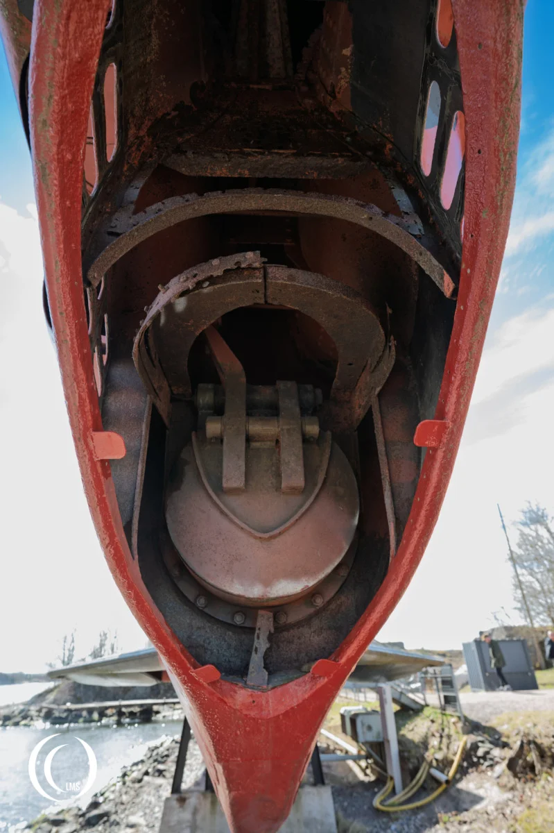Center torpedo hatch of submarine Vesikko
