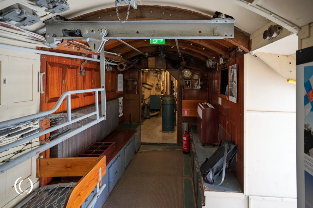 Officers quarters of submarine Vesikko