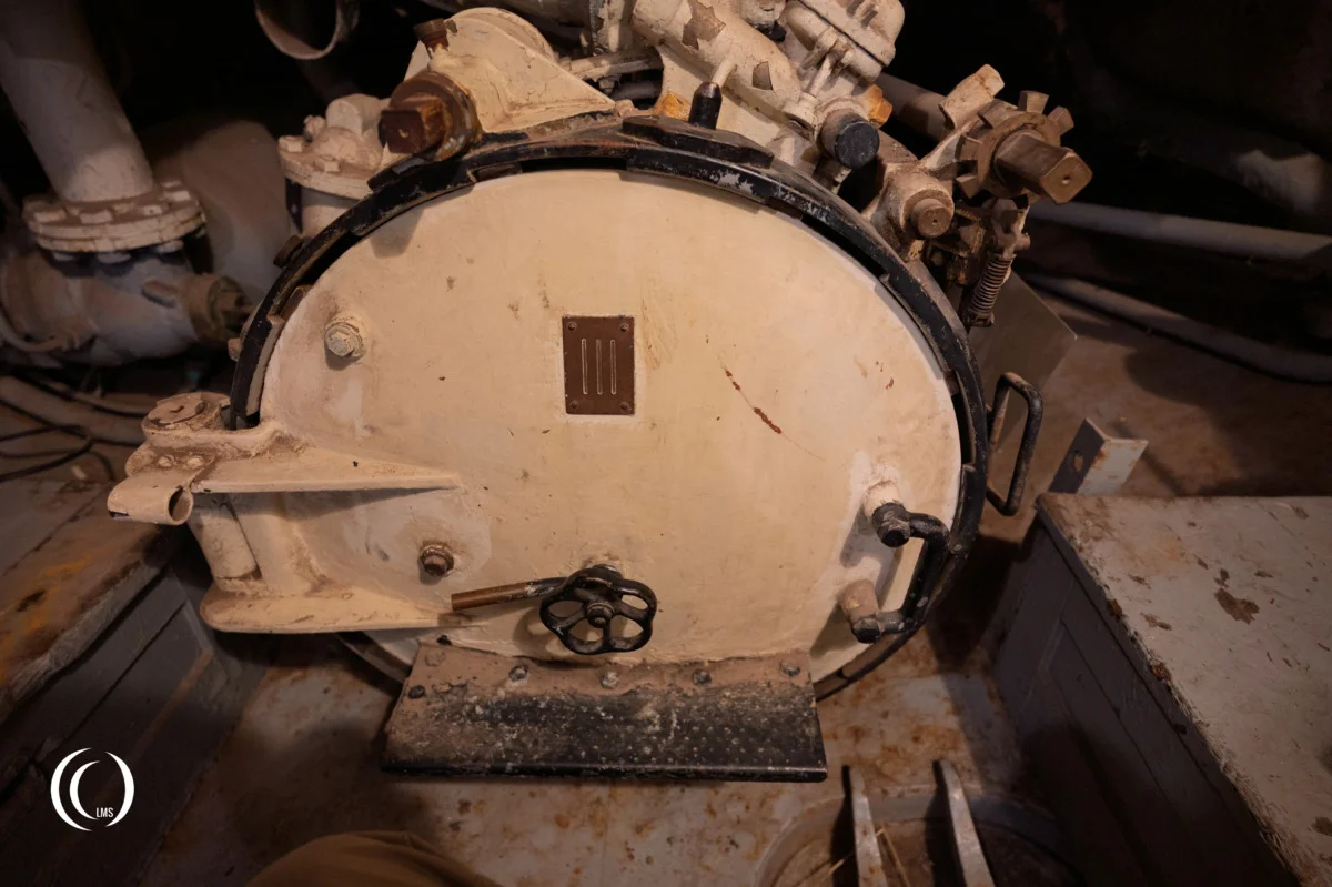 Torpedo tube hatch nr III of submarine Vesikko