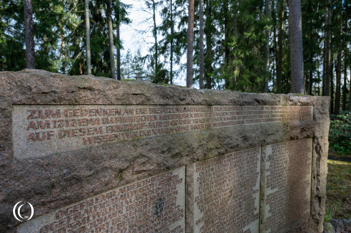 Destroyers Z 35 and Z 36 memorial at German War Cemetery Helsinki-Honkanummi