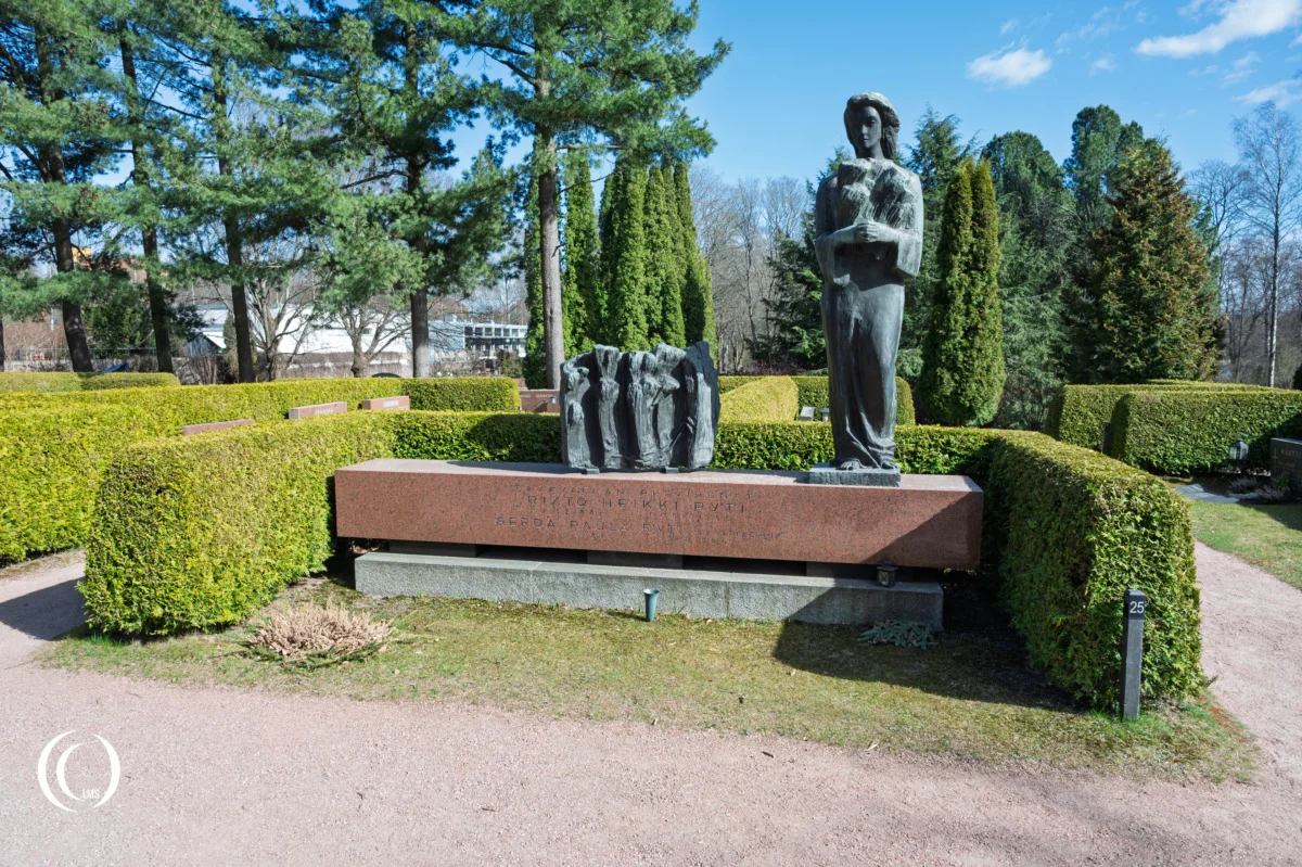 The grave of Risto Heikki Ryti at Hietaniemi Cemetery in Helsinki, Finland