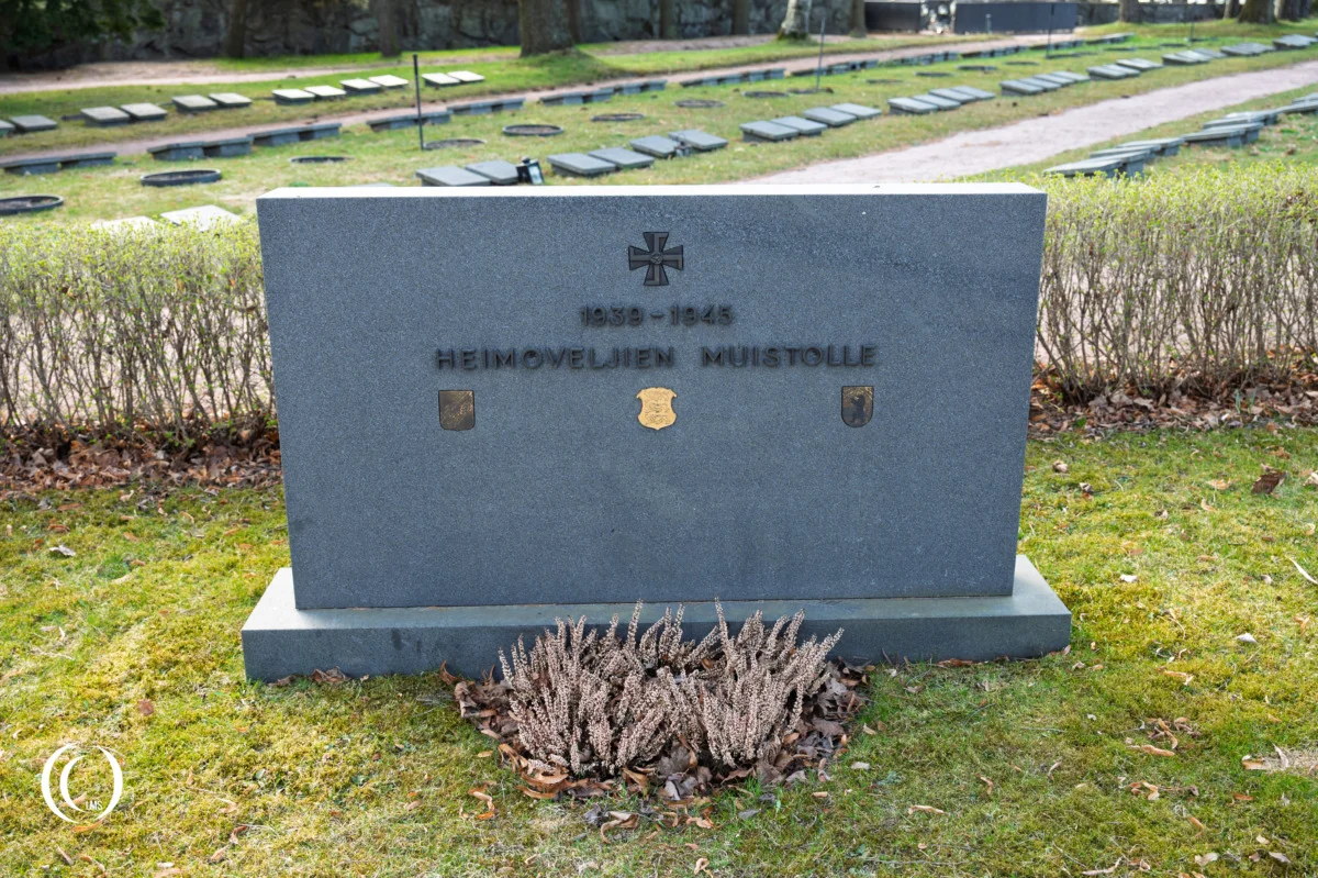 Brothers in Arms Memorial at Hietaniemi Cemetery in Helsinki, Finland