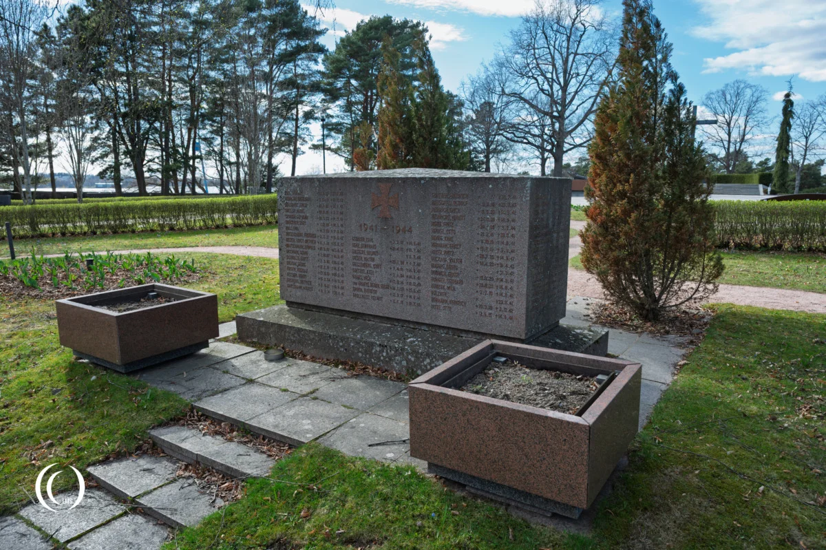 German War Graves at Hietaniemi War Cemetery in Helsinki, Finland