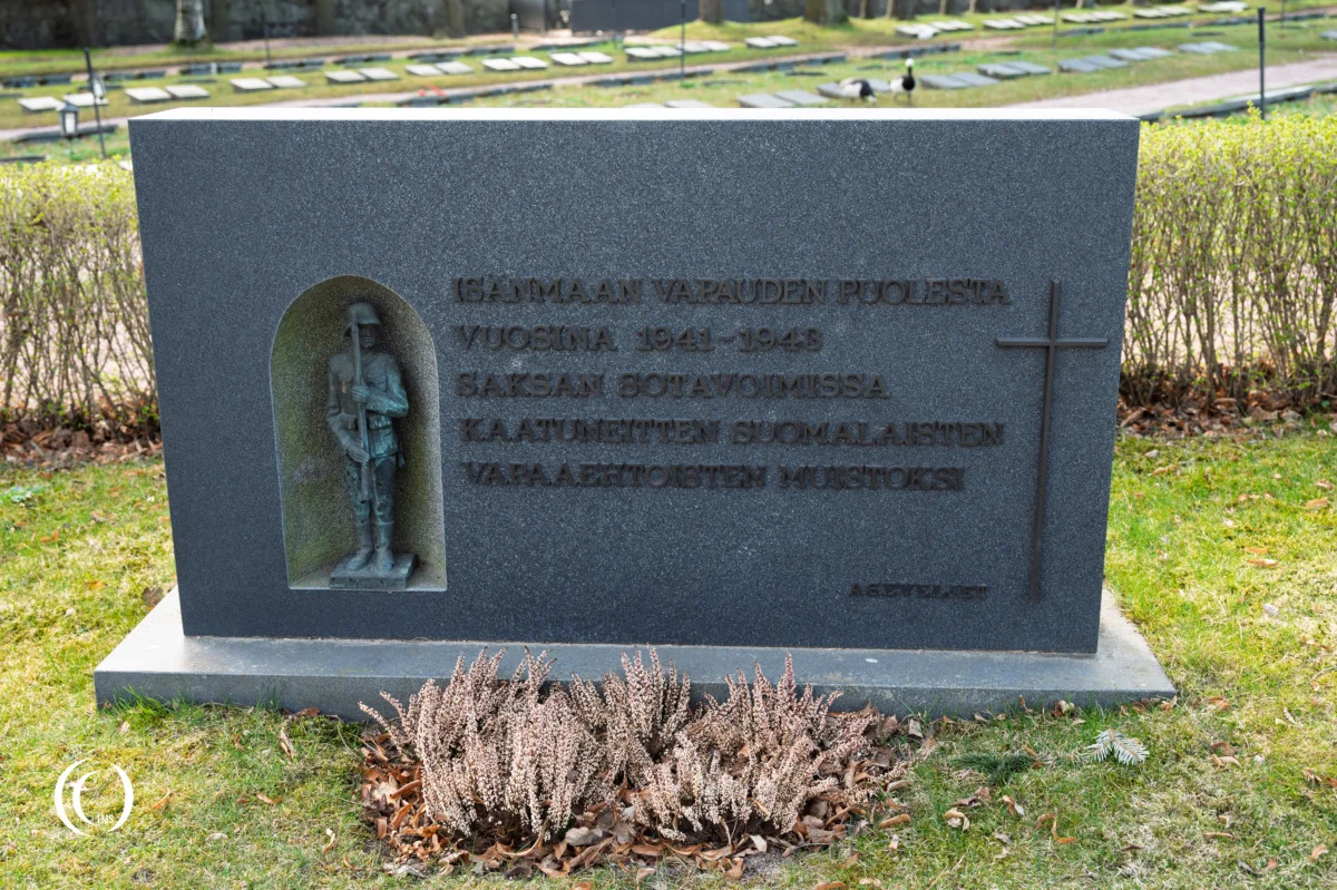 In Memory of the Finnish Volunteers Who Fell While Serving in the German Armed Forces in Defense of the Freedom of the Fatherland, 1941–1943.