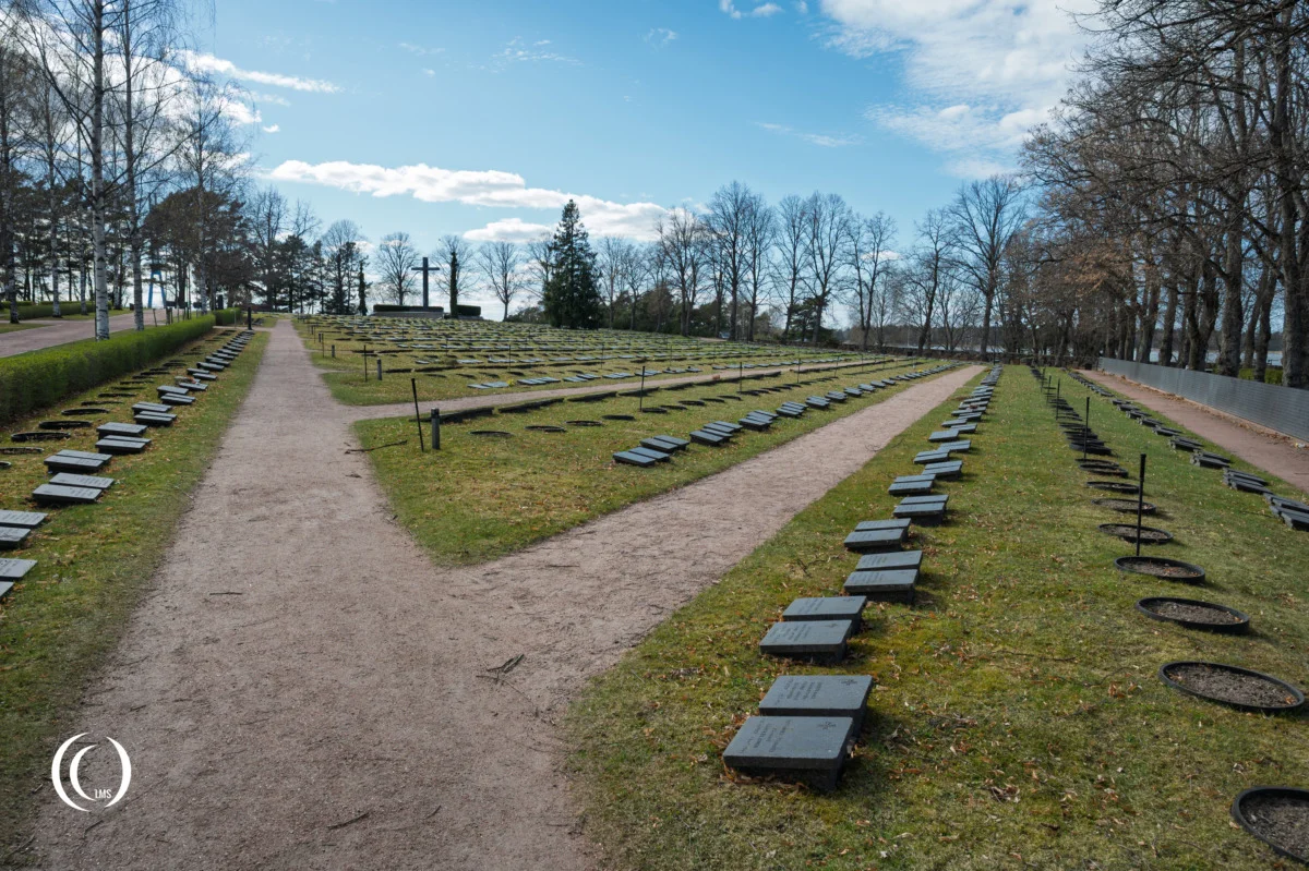 Hietaniemi War Cemetery in Helsinki, Finland