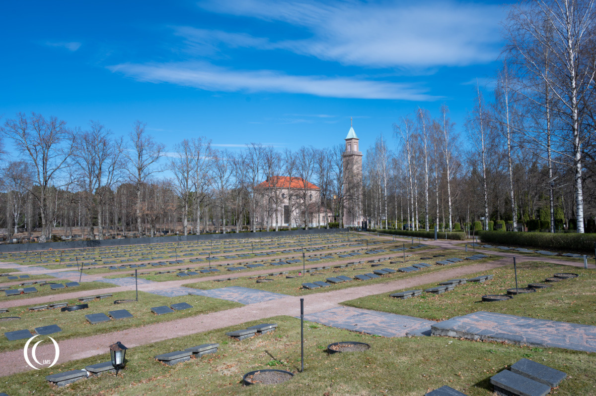 Hietaniemi War Cemetery in Helsinki, Finland