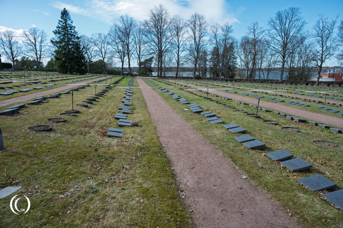 Hietaniemi War Cemetery in Helsinki, Finland