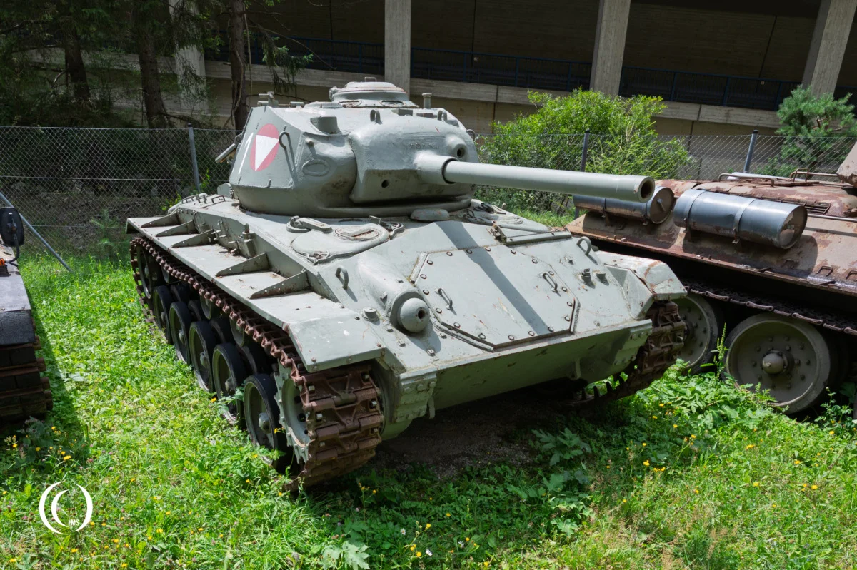 M24 Chaffee tank at Panzermuseum Festung Nauders, Austria