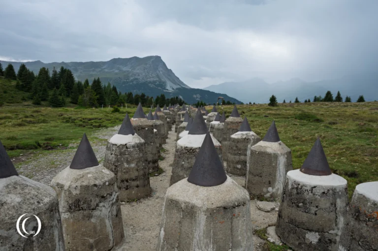 Pian dei Morti anti-tank barrier in Alto Adige, Italy