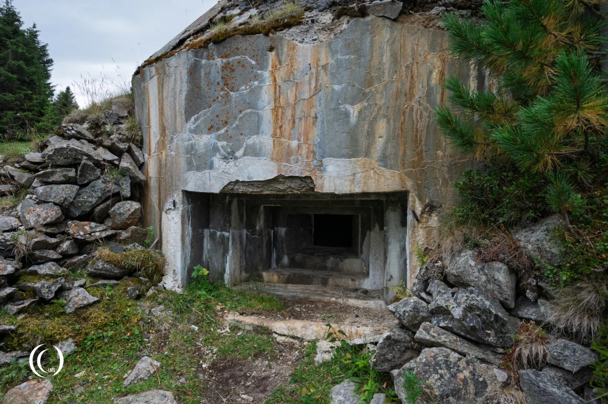 Southern MG-position of Opera VI of Pian dei Morti barrier, Alto Adige