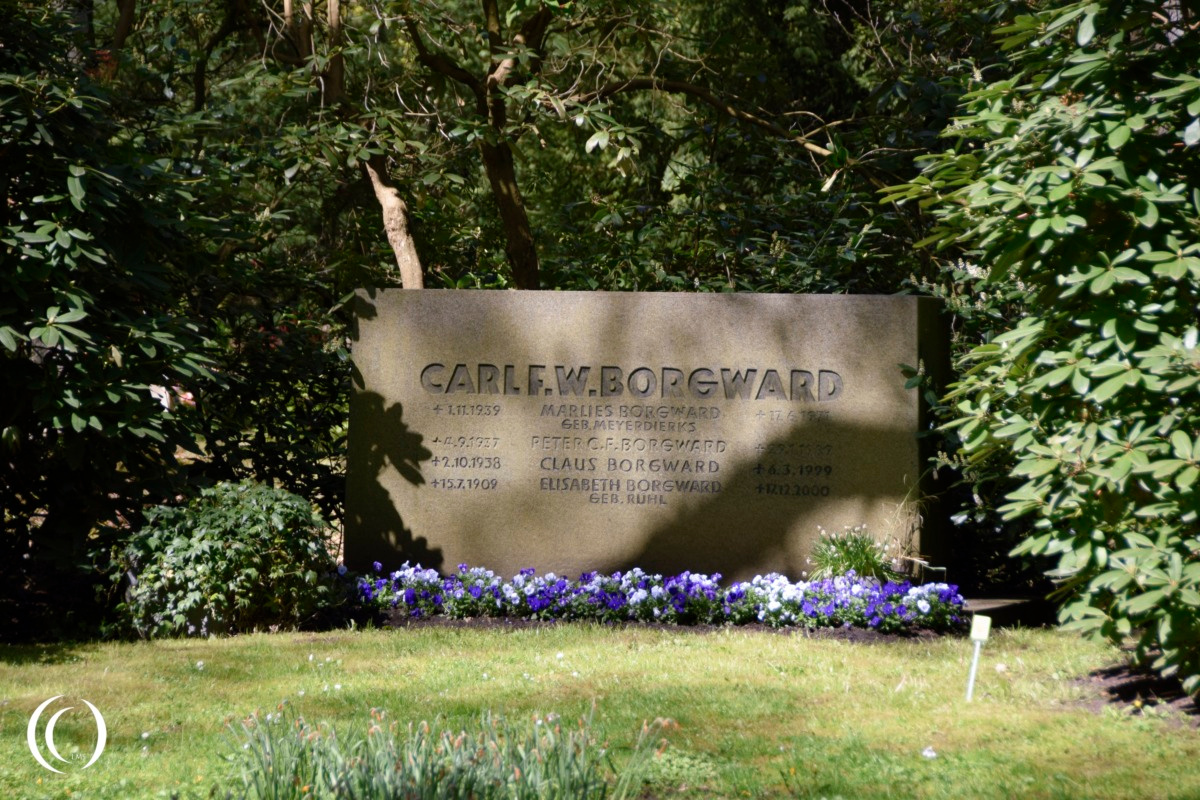 The grave of Carl Borgward, German Vehicle Manufacturer - Bremen, Germany