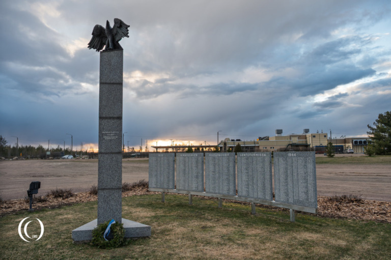 The Eagle Monument and Air Force Memorial 1939-1944 in Utti, Finland