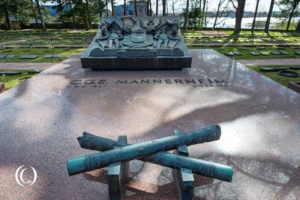 The Grave of Field Marshal Carl Gustaf Emil Mannerheim at Hietaniemi Cemetery – Helsinki, Finland