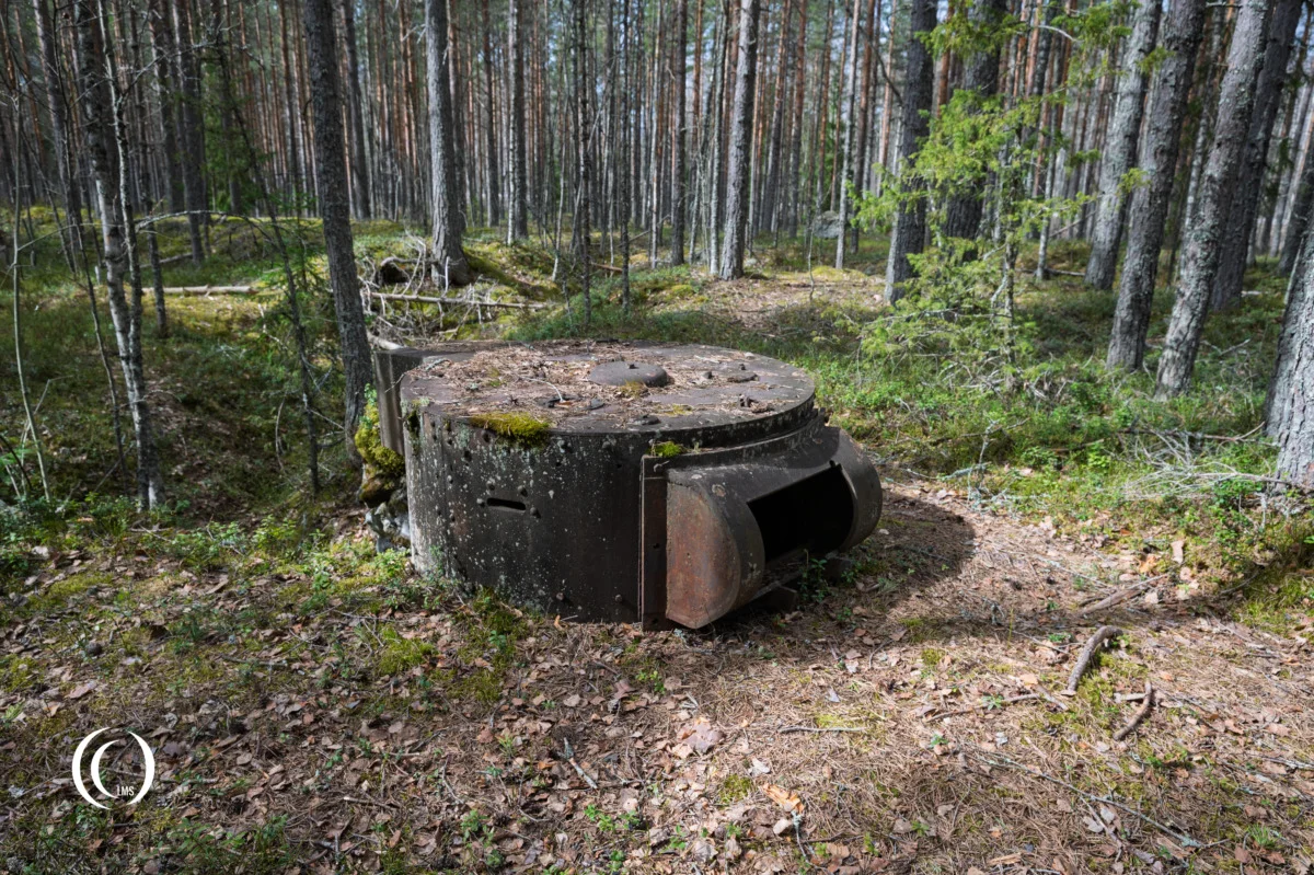 BT-5 tank turret firing position at Salpa-asema Askola, Finland