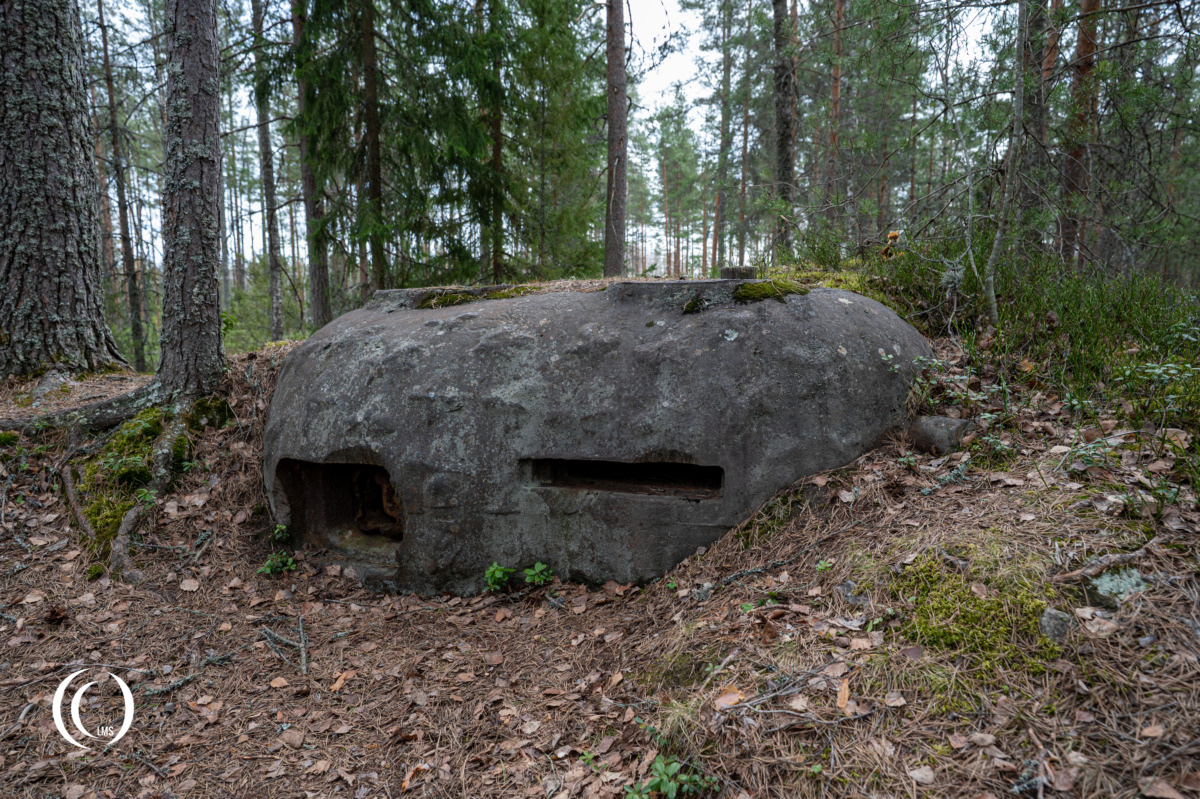 Steel dome of MG-position 706 at Askola, Luumäki, Finland