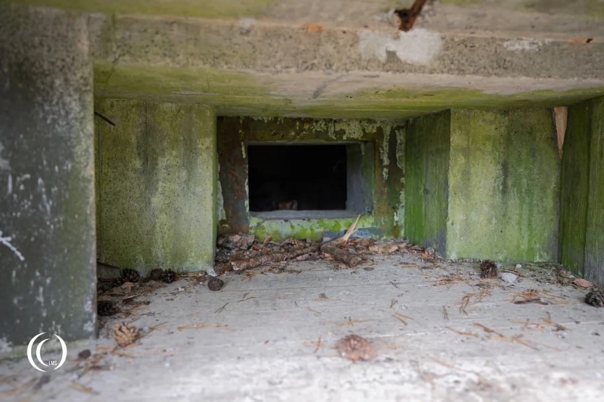 MG embrasure of bunker C10 of the Salpa Line at Askola, Luumäki, Finland