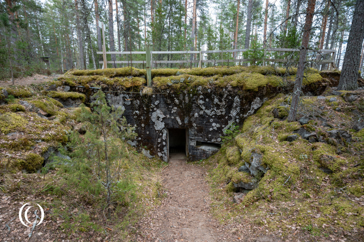Entrance of bunker C10 of the Salpa Line at Askola, Luumäki, Finland
