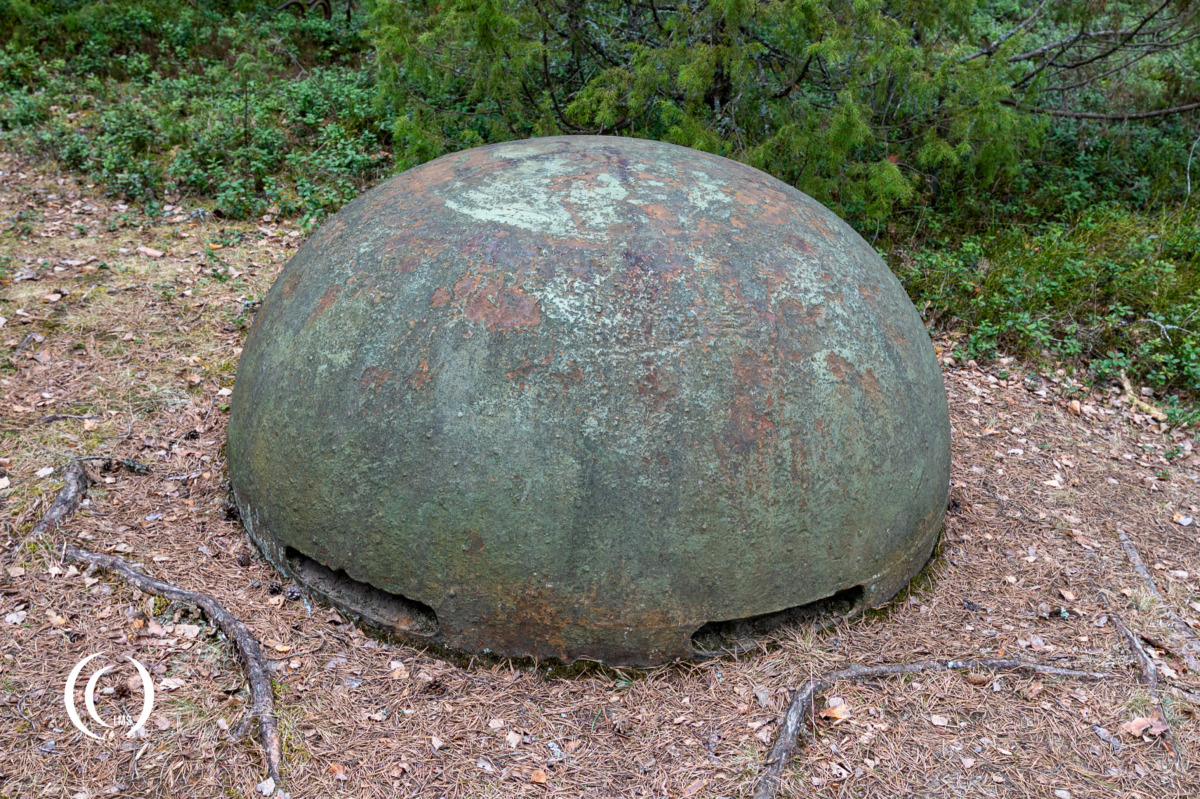Observation cupola of bunker C10 of the Salpa Line at Askola, Luumäki, Finland