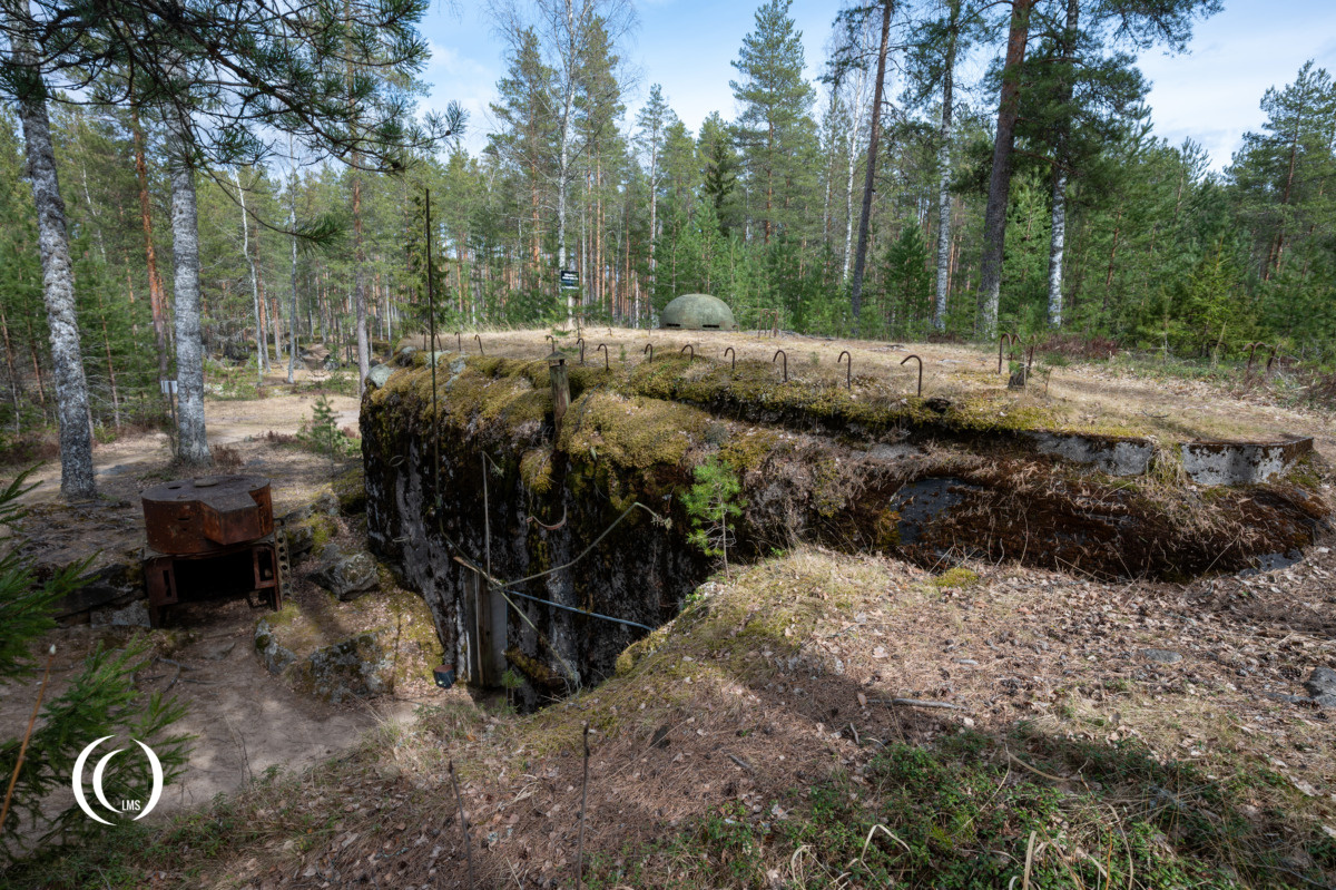 Machine gun bunker C11 of the Salpa Line at Askola, Luumäki, Finland