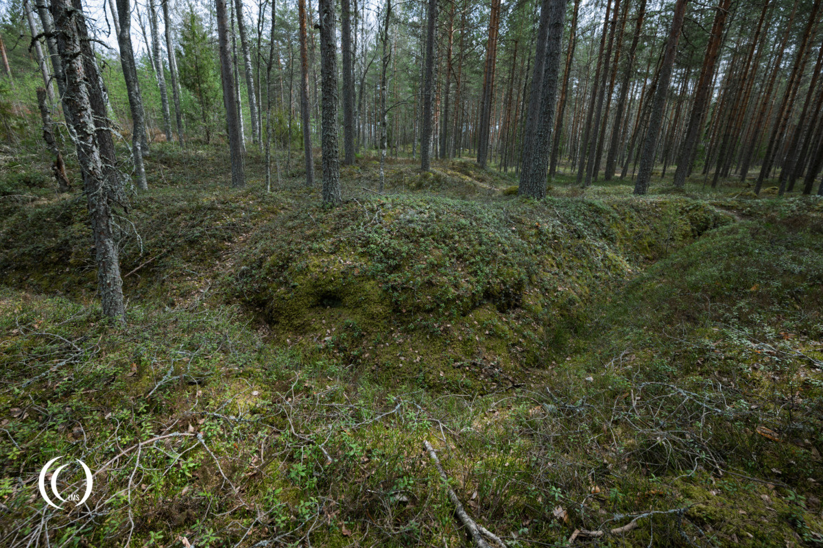 Trenches at Salpa-asema Askola, Finland