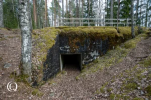 Anti-tank Gun Shelter and Troop Accommodation Bunker C60 of the Salpa Line at Askola – Luumäki, Finland