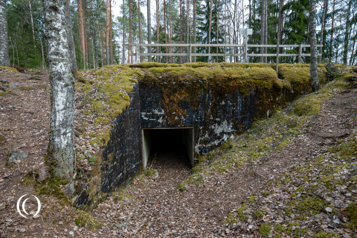 Anti-tank shelter and accommodation bunker C60 of the Salpa Line at Askola, Luumäki, Finland