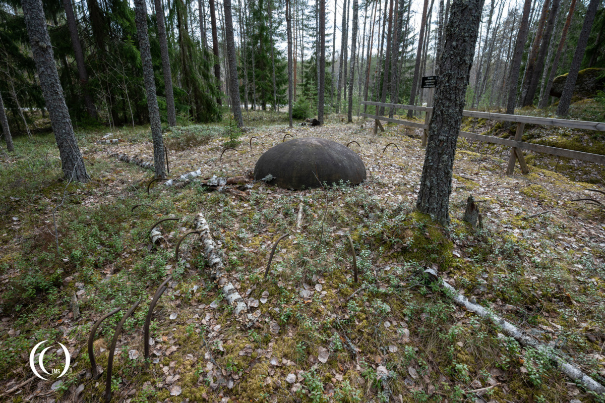 Observation cupola of bunker C60 of the Salpa Line at Askola, Luumäki, Finland