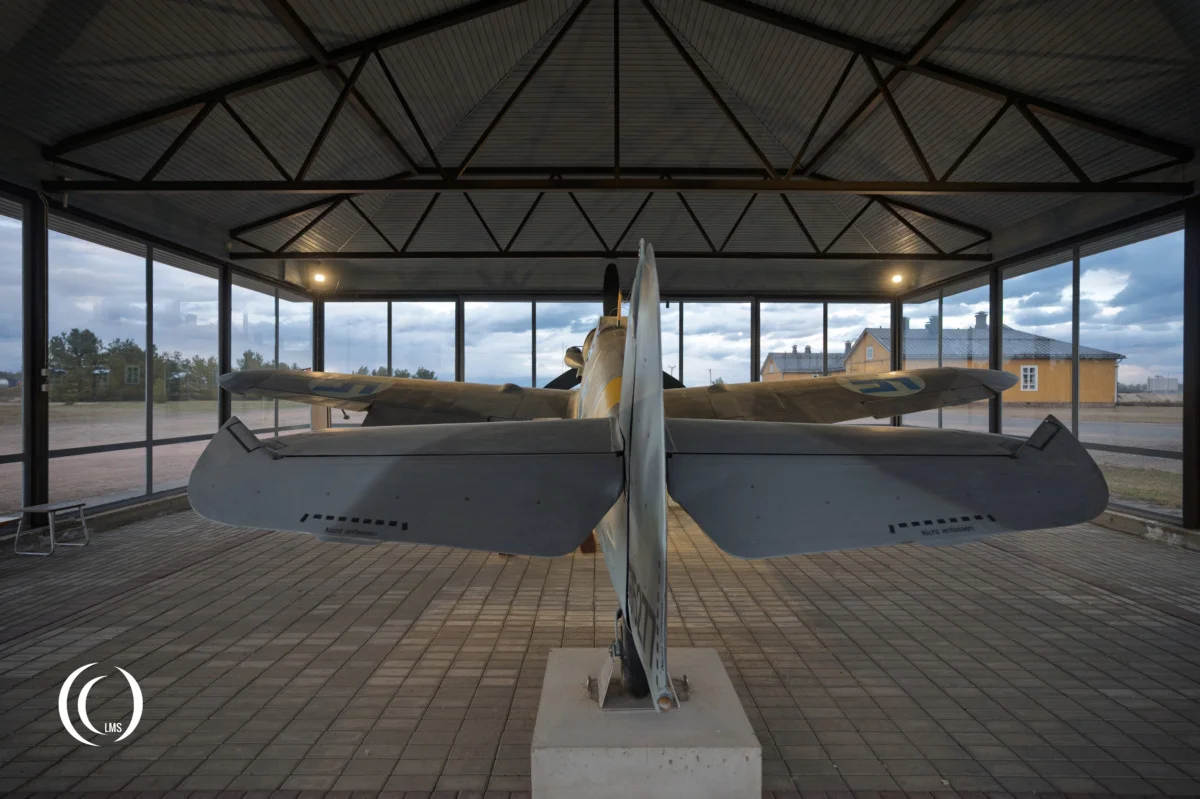 Messerschmitt Bf-109 G-6 MT-452 Yellow 4 at Utti Air Base in Finland
