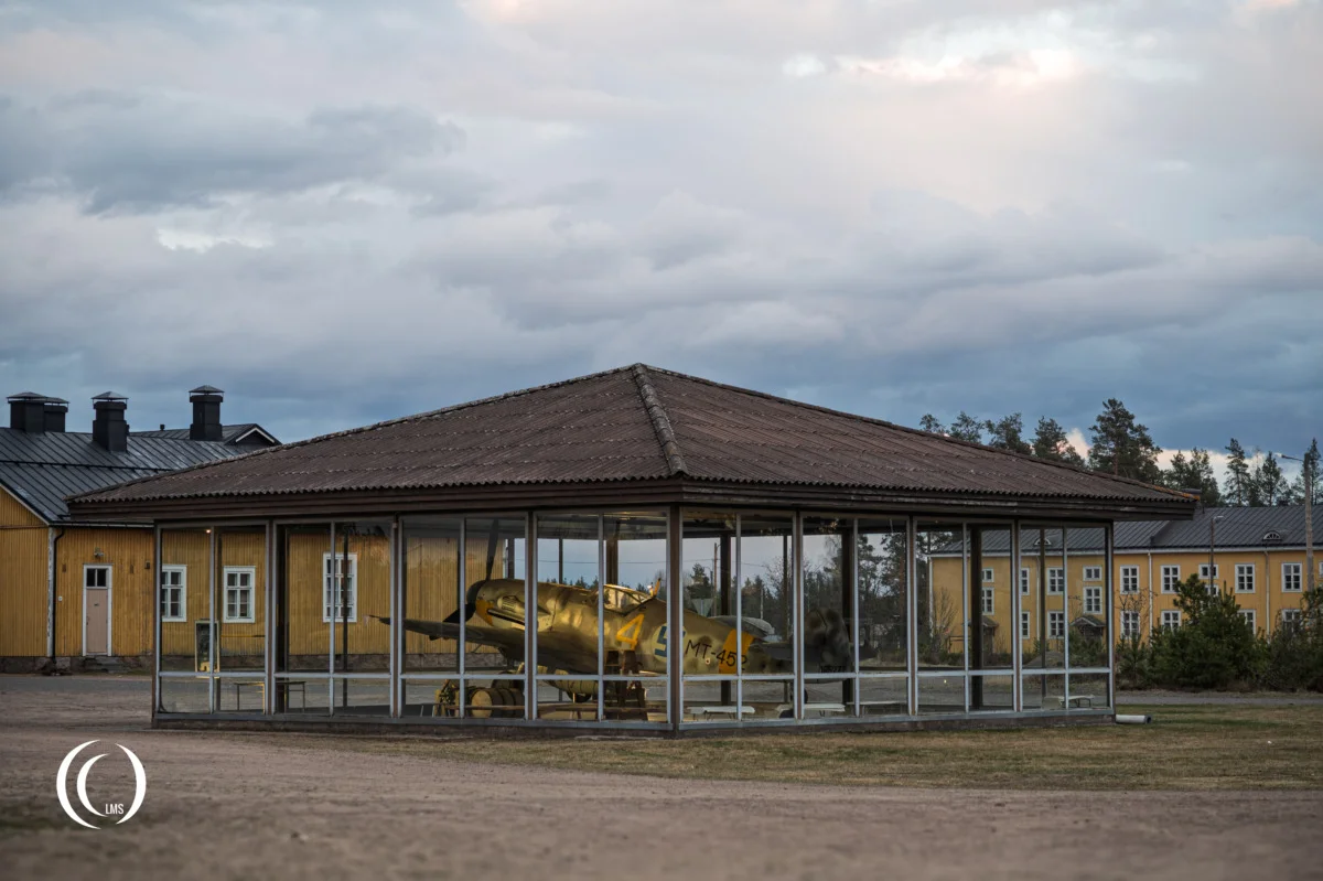 Messerschmitt Bf-109 G-6 MT-452 Yellow 4 at Utti Air Base in Finland
