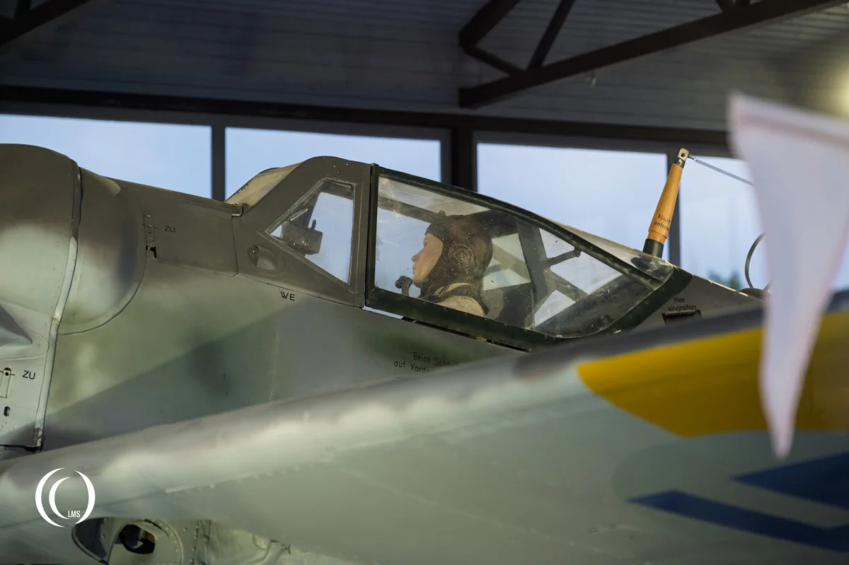 Messerschmitt Bf-109 G-6 MT-452 Yellow 4 at Utti Air Base in Finland
