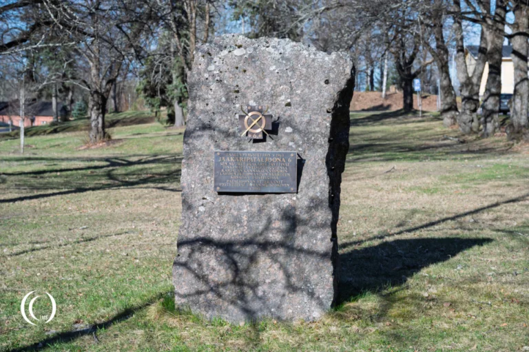 6th Jaeger Battalion memorial at Rakuunamaki, Lappeenranta