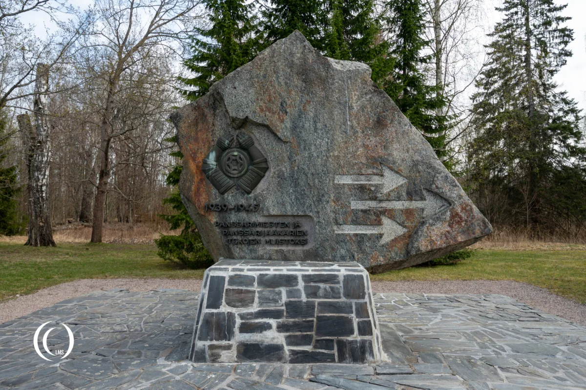 Armored Memorial 1939-1945 at the Parola Armoured Brigade Barracks in Finland