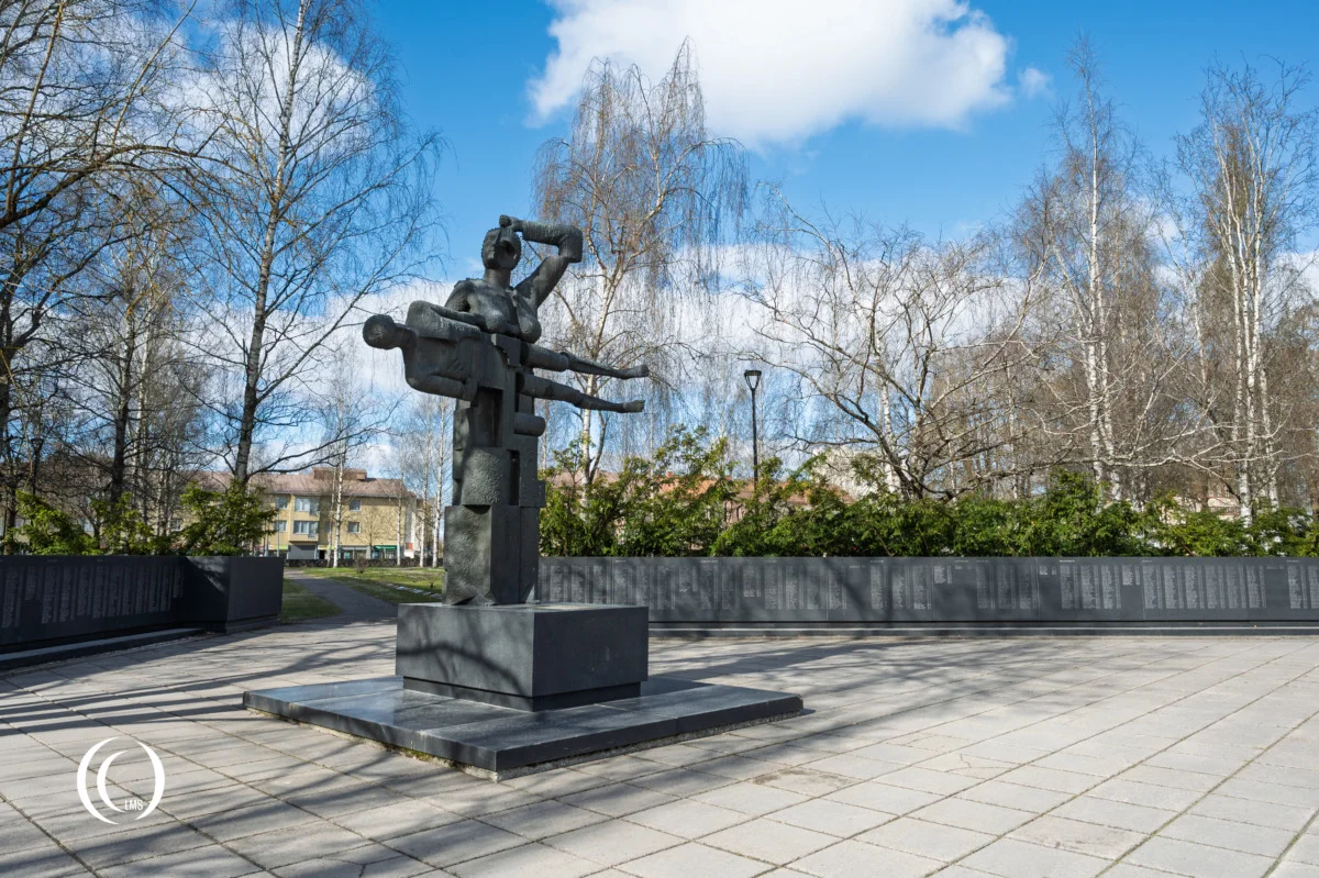 Mother Karelia monument at Lappeenranta Heroes Cemetery in Finland