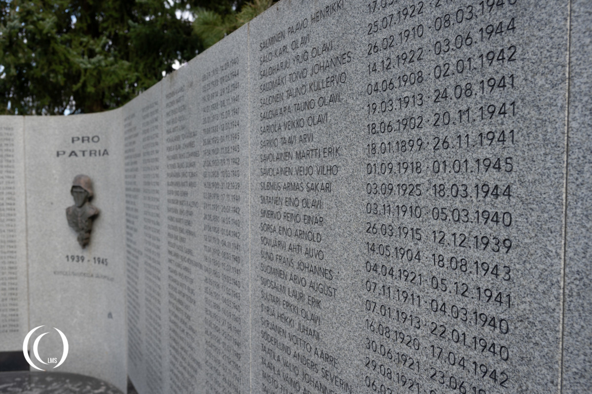 The Pro Patria Nimikirja monument in Tuusula, Finland