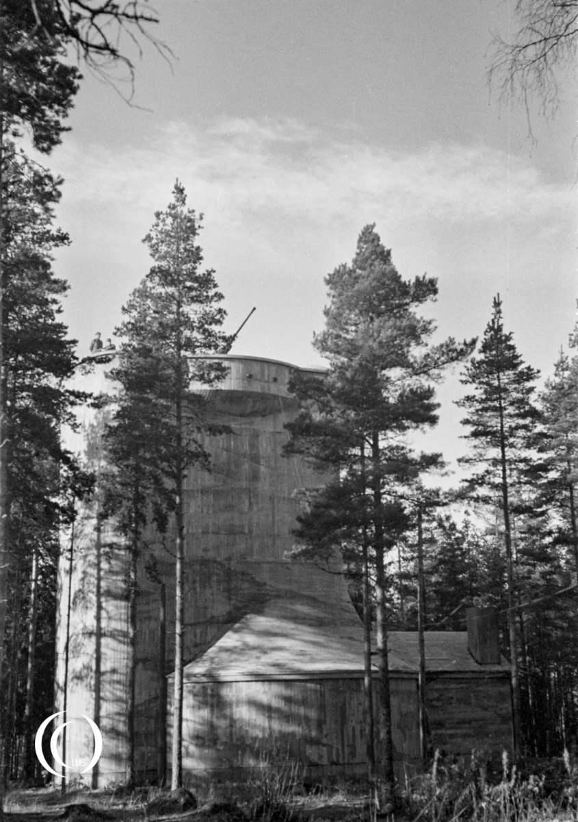 Rajamäki FlaK tower in 1944