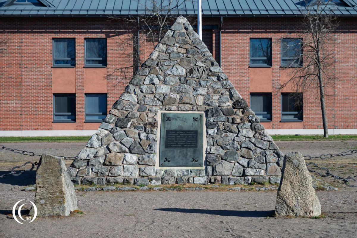 Memorial to the cavalrymen who fell in the Winter and Continuation Wars in Lappeenranta, Finland