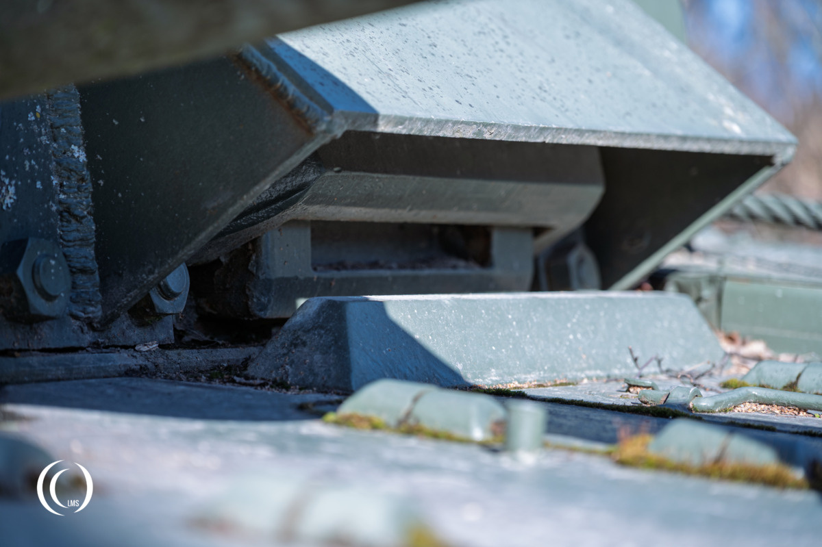 Driver visor detail of Sd.Kfz. 142/1, Sturmgeschütz 40 Ausf. G tank destroyer at Dragoon Hill, Lappeenranta, Finland