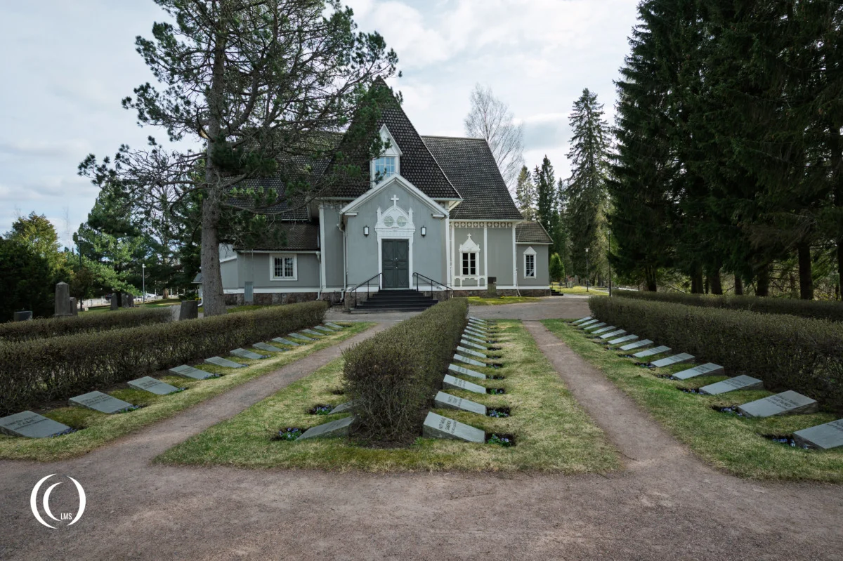 War Heroes Graves at Tuusula Church Cemetery, Finland