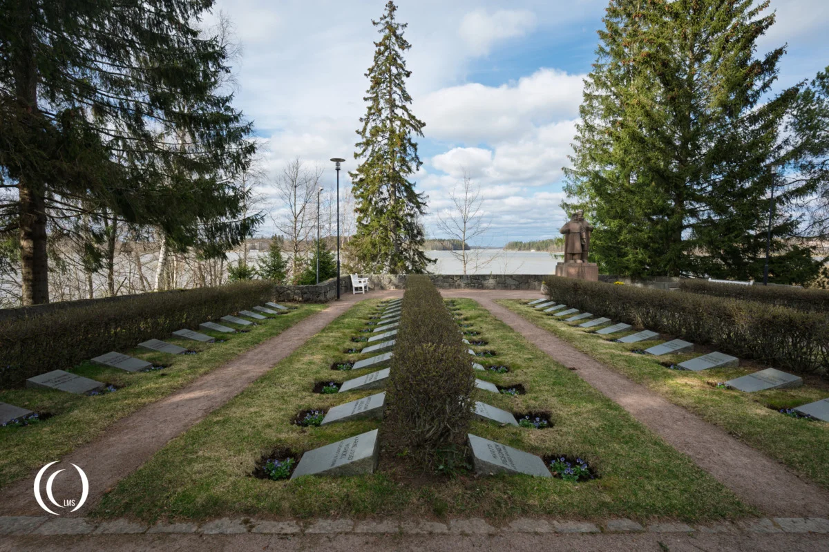 War Heroes Graves at Tuusula Church Cemetery, Finland