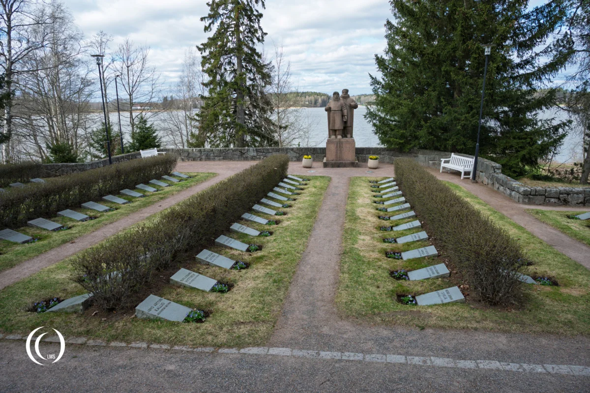 War Heroes Graves at Tuusula Church Cemetery, Finland